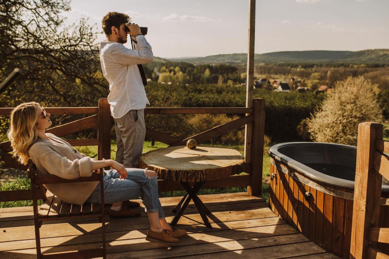 Jurty Z Widokiem, Prywatna Balia- Dzikolas Glamping Krasnobród Exteriér fotografie