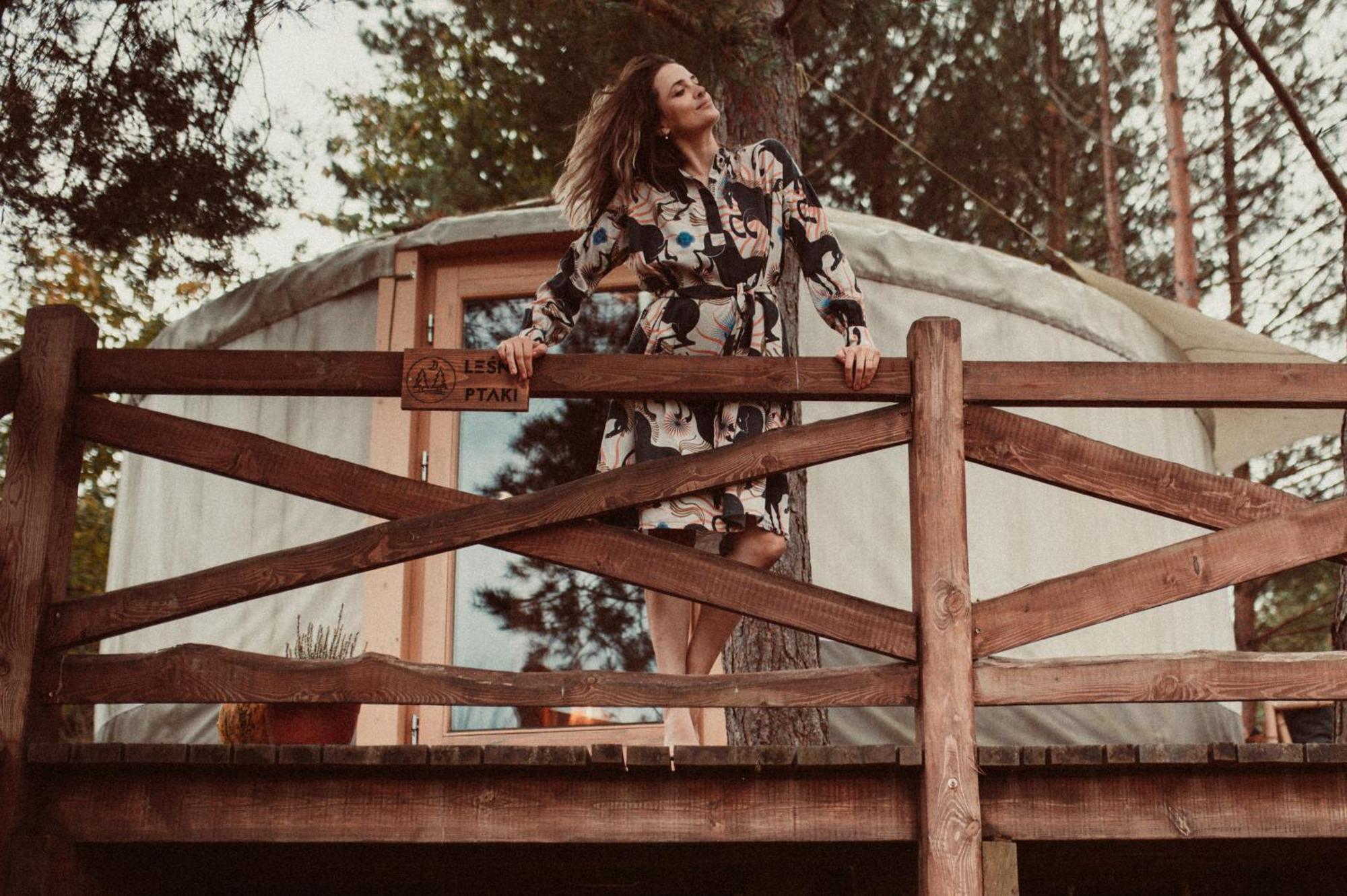 Jurty Z Widokiem, Prywatna Balia- Dzikolas Glamping Krasnobród Exteriér fotografie